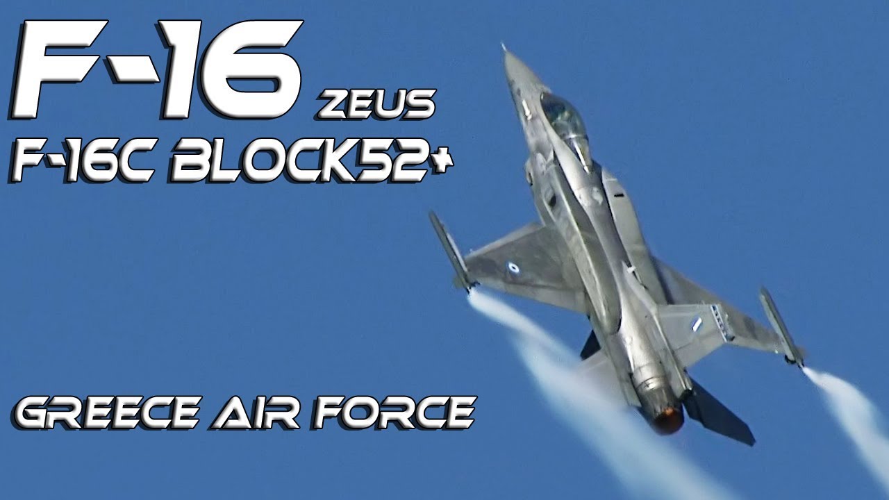 4Kᵁᴴᴰ F16 4K UHD F-16 "ZEUS" Greece Air Force Solo Display Airshow 2018
