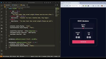 ASMR Programming -BMI Calculator With Javascript - No Talking