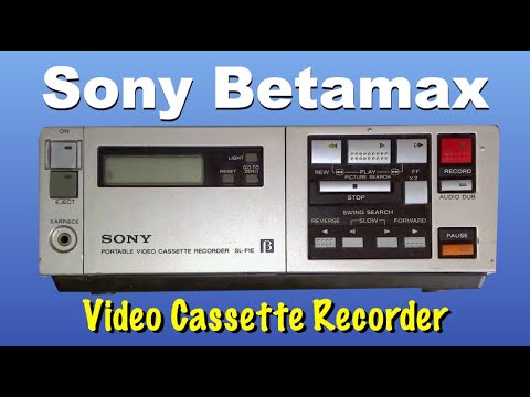 Sony Portable Video Betamax Cassette Recorder SL-F1E - YouTube