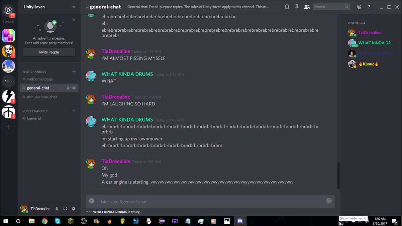 Why you shouldn't give text-to-speech to a Discord server. - YouTube