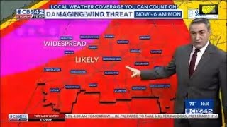 Severe Weather Approaching Alabama - Cold Snap & Snow Showers Later