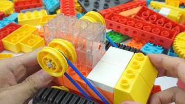 Satisfying Building Blocks Science ASMR Crane Truck RC