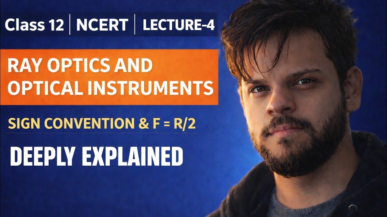 Ray Optics Class 12 Physics 🔥 Sign Convention and Important Derivation 