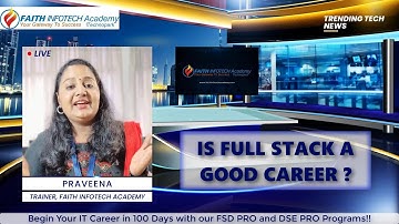 Latest Tech News: Get a Full Stack Developer Job in 100 Days !!