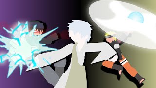Naruto and Sasuke vs Toneri Otsutsuki || sticknodes