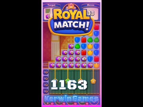 Royal Match Level 1163 - No Boosters Gameplay