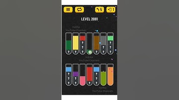 FUN! Water Sort Puzzle - Level 2081 by HahNa