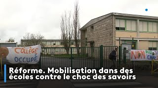 Réforme. Mobilisation dans des écoles contre le choc des savoirs