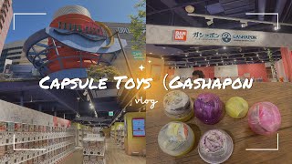 【Vlog】Capsule Toys (Gashapon) at Canal City in Fukuoka