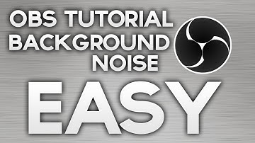 How to Remove Background Noise From Your Mic in OBS Studio!!! OBS Tutorials #1