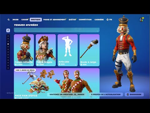 *NEW* BOUTIQUE FORTNITE DAUJOURDHUI 16 DECEMBRE 2024! (BOUTIQUE DU JOUR!)