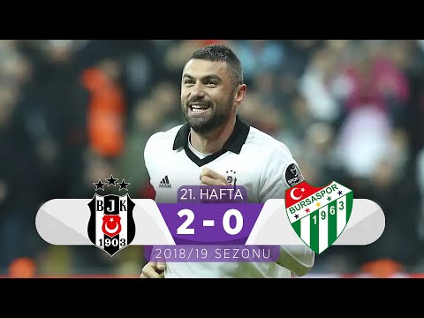 Beşiktaş (2-0) Bursaspor | 21. Hafta - 2018/19