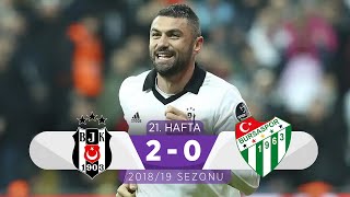Beşiktaş (2-0) Bursaspor | 21. Hafta - 2018/19
