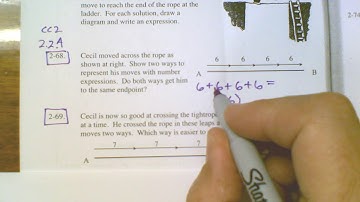 CPM CC2 Section 2.2.4 #2-68 & 2-69 (repeated addition as multiplication)