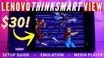 $30 Hidden Gem? Lenovo ThinkSmart View - Business to Gaming // Emulation, Media Player & More!