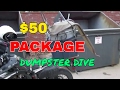 $50 Package - Dumpster Diving Metal Scrapping Motorcycle Video - Copper Wire Score