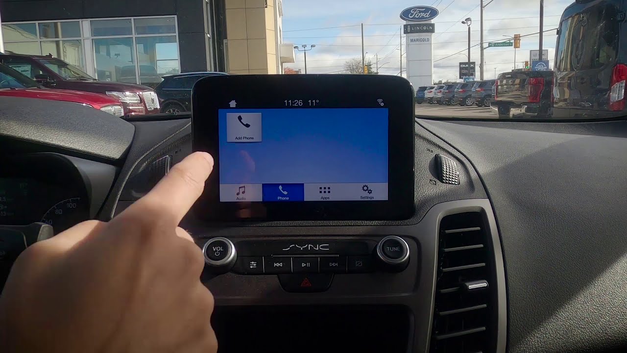 How to connect a phone to the 2020 Ford Transit Connect 2020 Ford