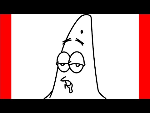How To Draw Patrick From Spongebob - Step By Step Drawing