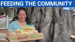 Urban forager donates to food banks amid SNAP uncertainty | FOX 11 LA