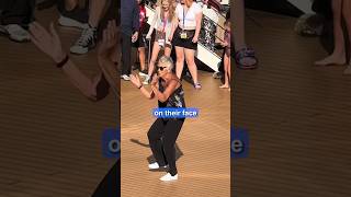 Grandma joins cruise ship dance off and inspires the whole crowd 🔥❤️