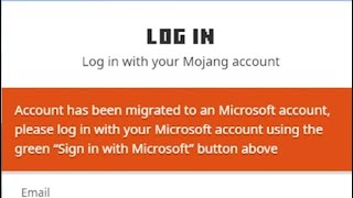 The Mojang Microsoft Account Migration Experience