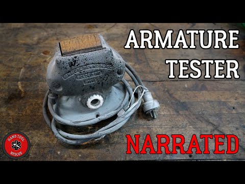 Narrated: Antique Armature Testing Growler [Restoration] - Narrated: Antique Armature Testing Growler [Restoration]