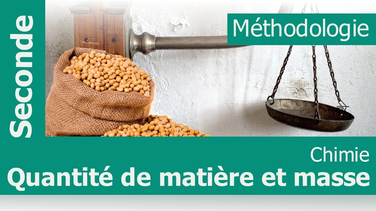 Calculer une quantité de matière à partir de la masse, une masse à partir de la quantité de matière.