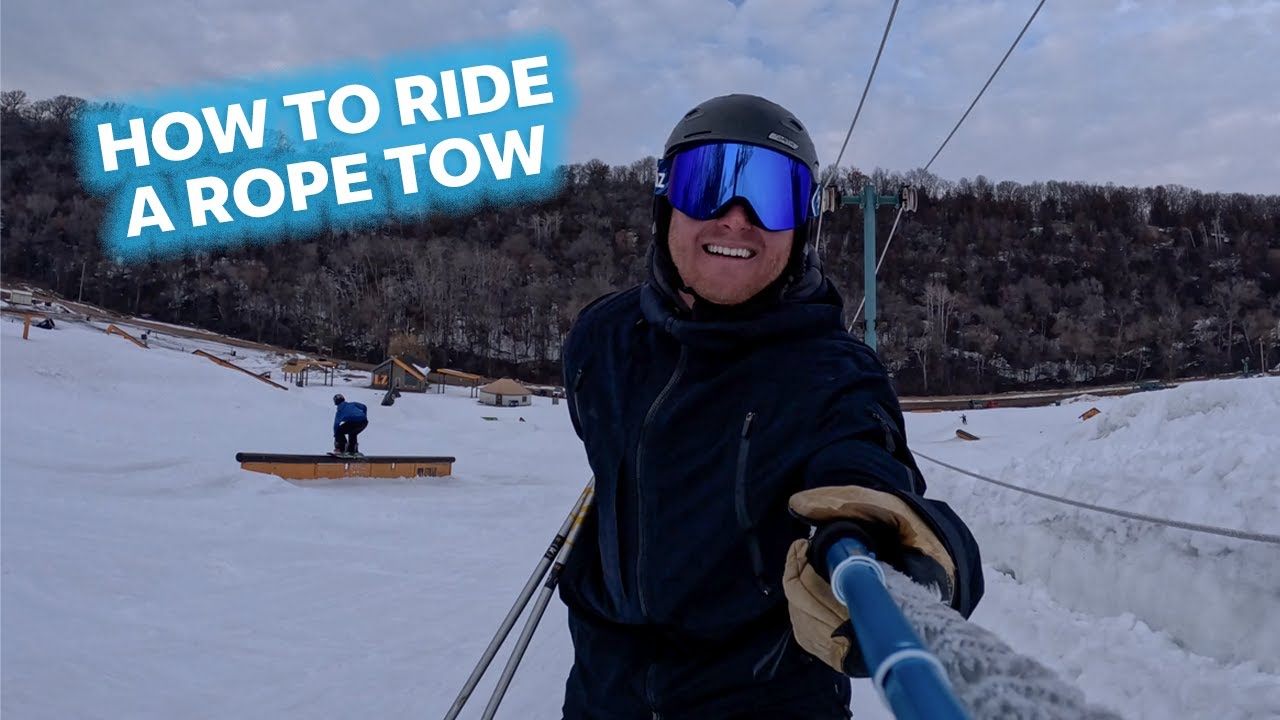 Mission Ridge Rope Tow How to Ride a Rope Tow - YouTube