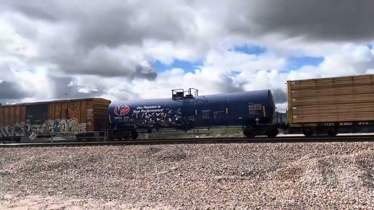 UP6910 Hauls a Mixed Manifest Across the Rillito River in Marana AZ. 