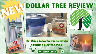 Celebrity NEW! DOLLAR TREE CANDLES can you reuse to make your own??! | Full Review using Dollar Tree Products Profile