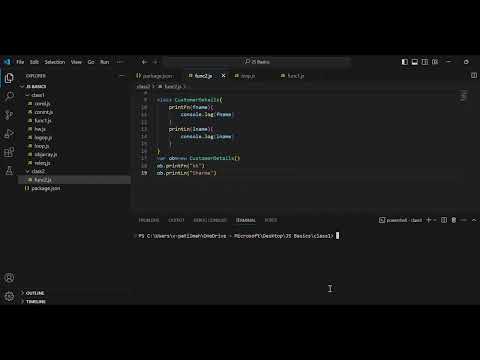Class and Methods