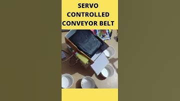 Controlled Conveyor Belt - Using Arduino.