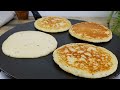 فطائر المقلاة بالعجينة السائله بدون عجن روعه للفطور| Add these 2 ingredients for an amazing pancakes