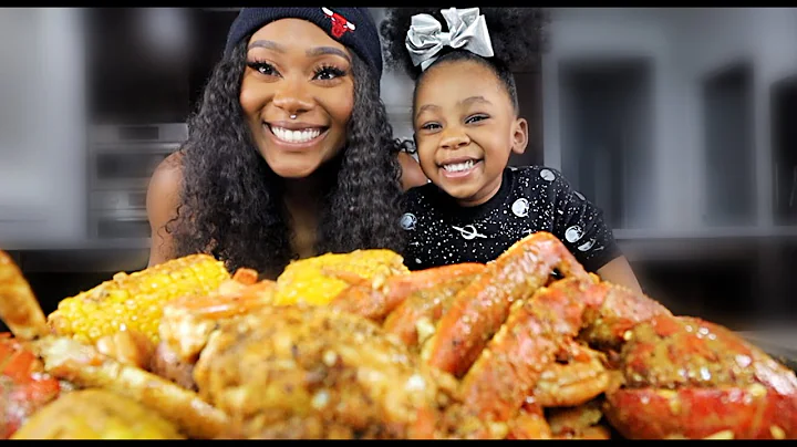 LOBSTER SHRIMP AND SNOW CRAB SEAFOOD BOIL MUKBANG ...