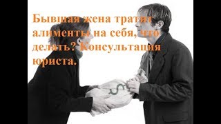 Что делать, если бывшая жена тратит алименты на себя?