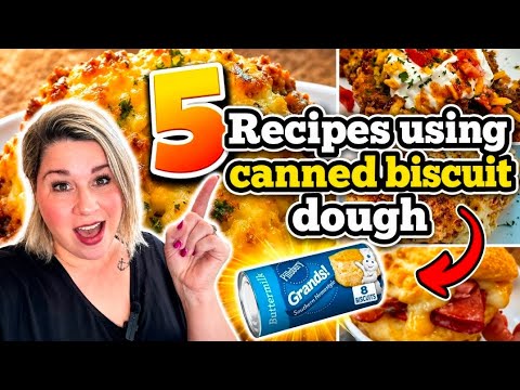 5 INCREDIBLE Ways To Use CANNED BISCUITS That WILL CHANGE Your LIFE! thumbnail