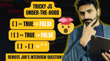 💪💪 Tricky Javascript Interview Questions | Remote Jobs | Javascript Course | Shoaib Shebi