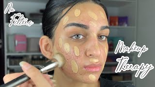 Makeup Tutorial with NO FILTERS or SMOOTHING EFFECT  | Makeup Therapy Relaxing + Satisfying