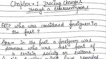 Class 7th Tracing changes through a thousand years chapter 1 History QUESTION ANSWERS