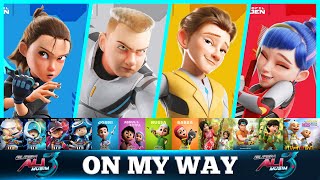 ON MY WAY (COVER PARODY) || VERSI EJEN ALI S3, BOBOIBOY GALAXY, NUSSA RARRA, UPIN & IPIN