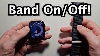 Apple Watch How to Put On Band, Wear & Remove (Series 9 Sport Loop)