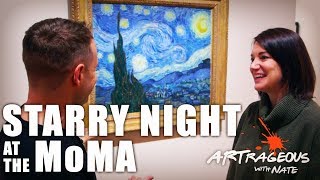 Vincent Van Goghs Starry Night At The Moma Artrageous With Nate