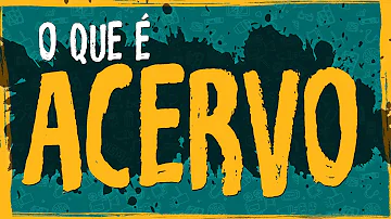 Como pode ser construído um acervo?