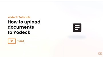How to upload documents to Yodeck Digital Signage