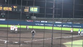 20140927 四国IL CS第三戦 坊ちゃん球場 2回表wide
