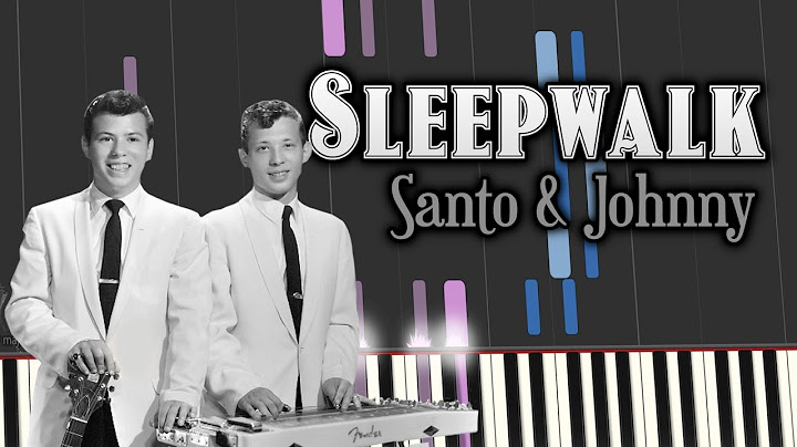 Sleep Walk Piano version - Piano performance video thumbnail