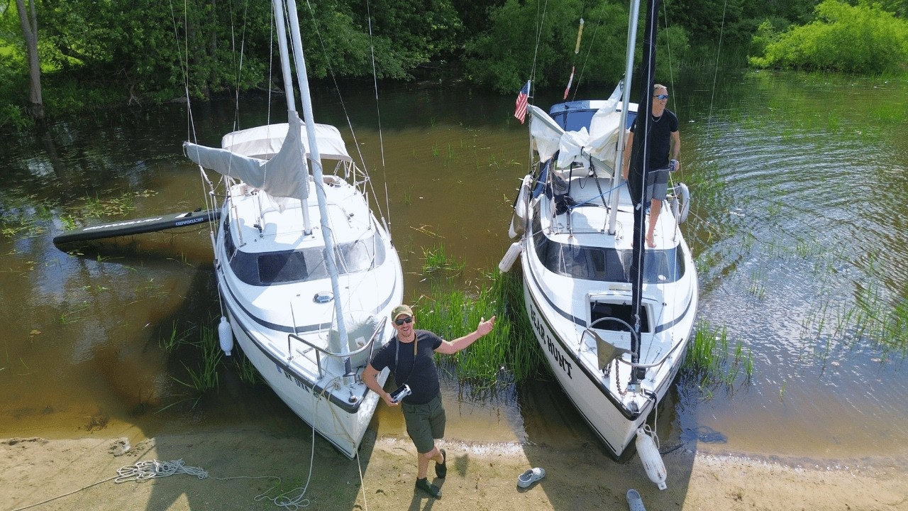 ⁣5 Days On Lake Champlain (Storms, Beaching, & Broken Propellers)