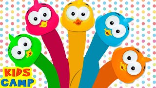 finger family with ducks learn colors for kids kidscamp