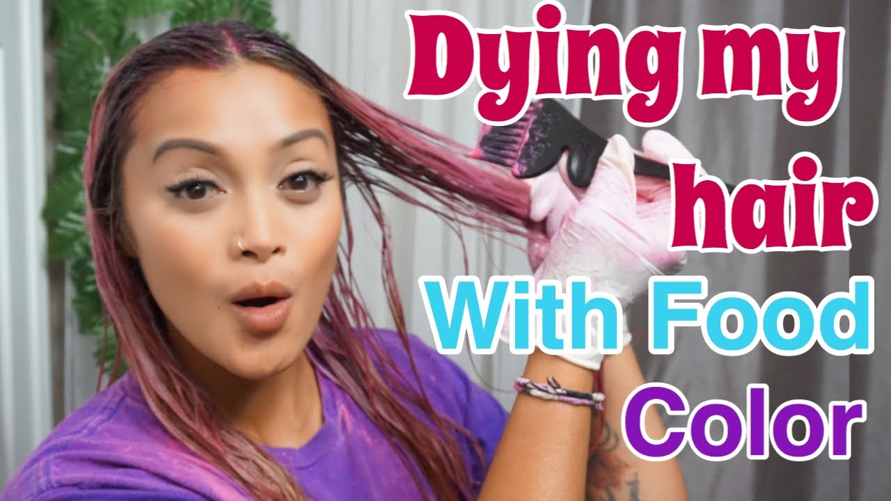 How to Dye Your Hair Blue with Food Coloring - wide 11