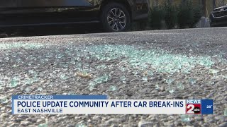 Police update community after car break-ins